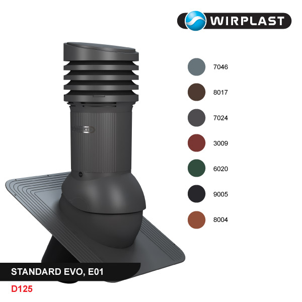 Ventilatsiooni läbiviik Wirplast Standart EVO (bituumensindel)